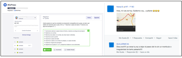 
Screenshots With Examples of Interrelationships That Took Place  in Virtual Classroom (Author&rsquo;s Source)
