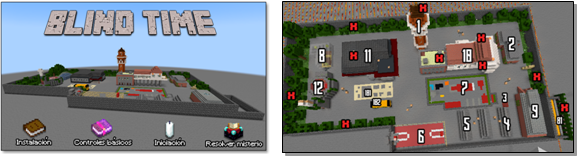 
Setting and Objects of the Minecraft-Inspired Video Game
